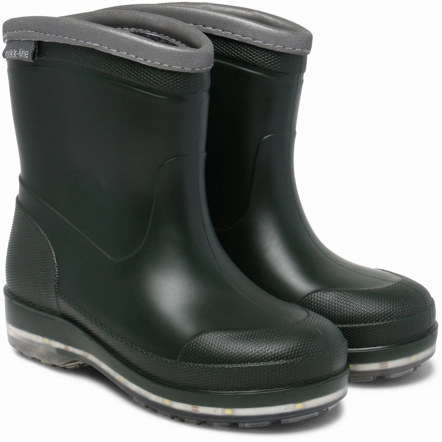 Mikk-Line Duffel Bag Short Winter Wellies - Light Rubber Boots With Lining Kids sale