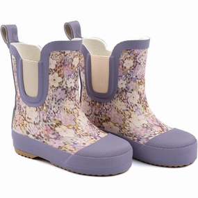 Mikk-Line Dusk Wellies Short AOP Kids Rain Boots with free shipping