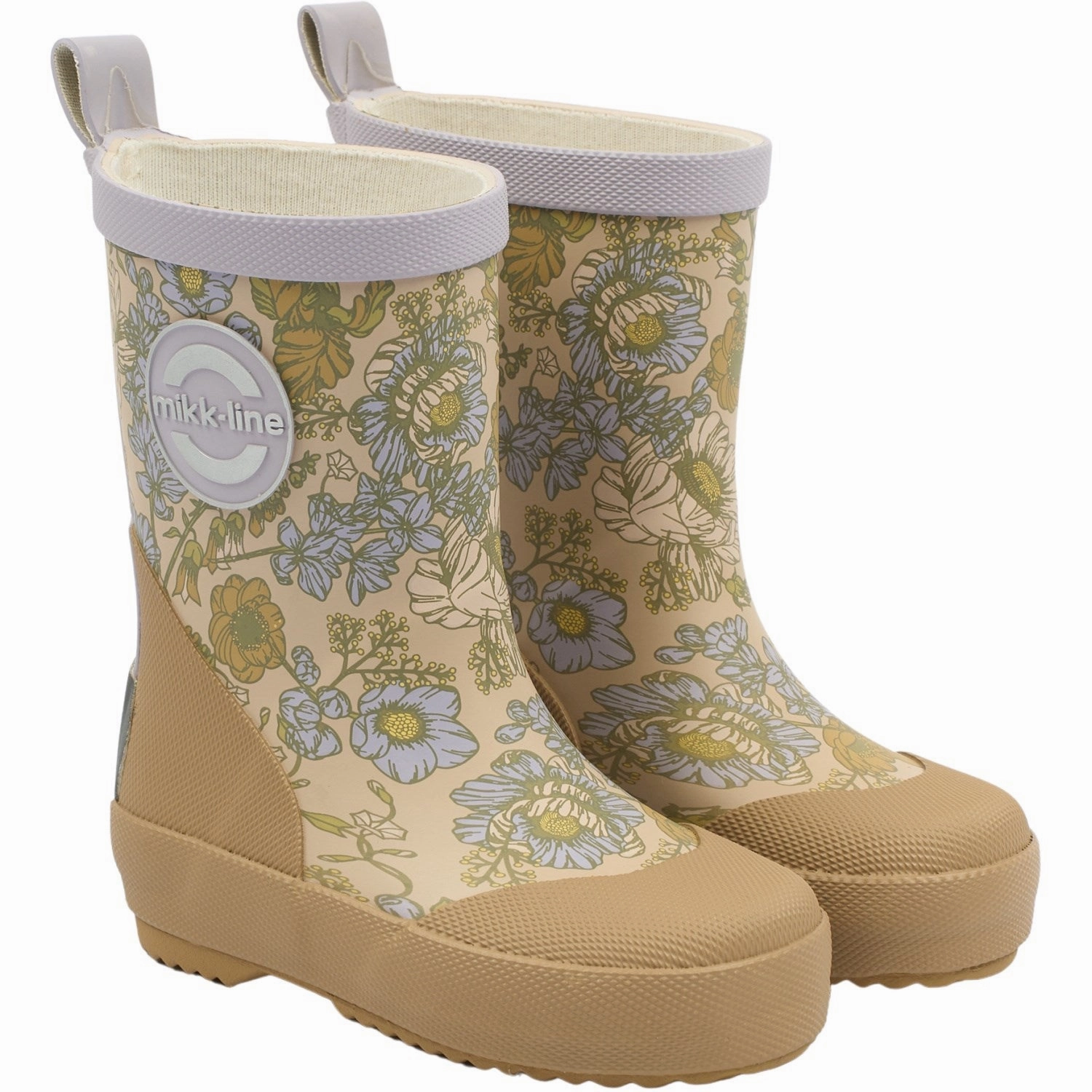 Mikk-Line Kelp Printed Wellies Kids Rain Boots with free shipping