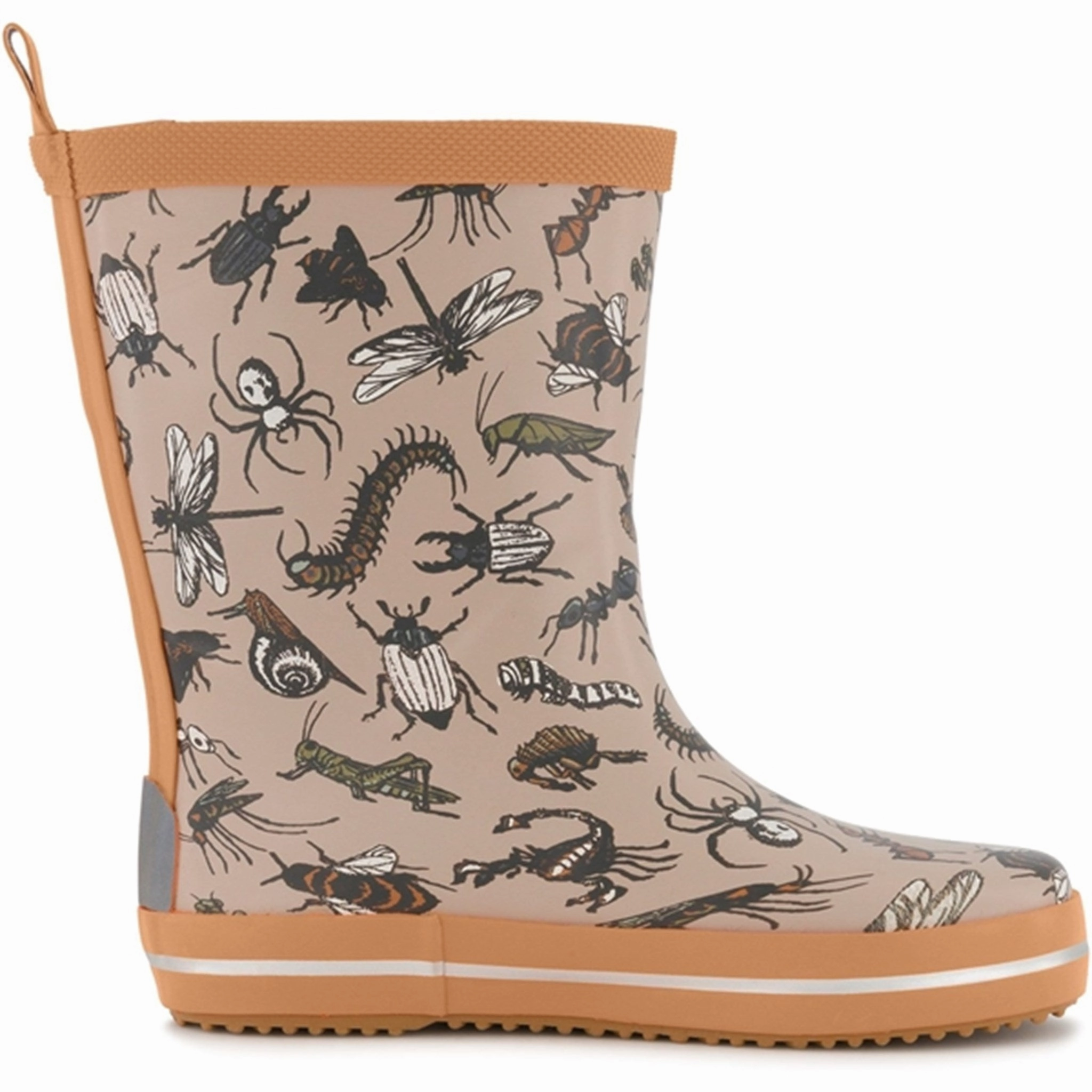 Mikk-Line Magic Wellies Brown Sugar Kids Rain Boots with free shipping
