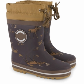 Mikk-Line Mol Winter Wellies Rubber Boots With Lining Kids sale