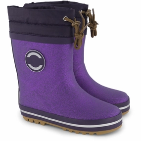 Mikk-Line Nightshade Winter Wellies Glitter Rubber Boots With Lining Kids sale