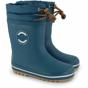 Mikk-Line Orion Blue Winter Wellies Kids Rain Boots with free shipping