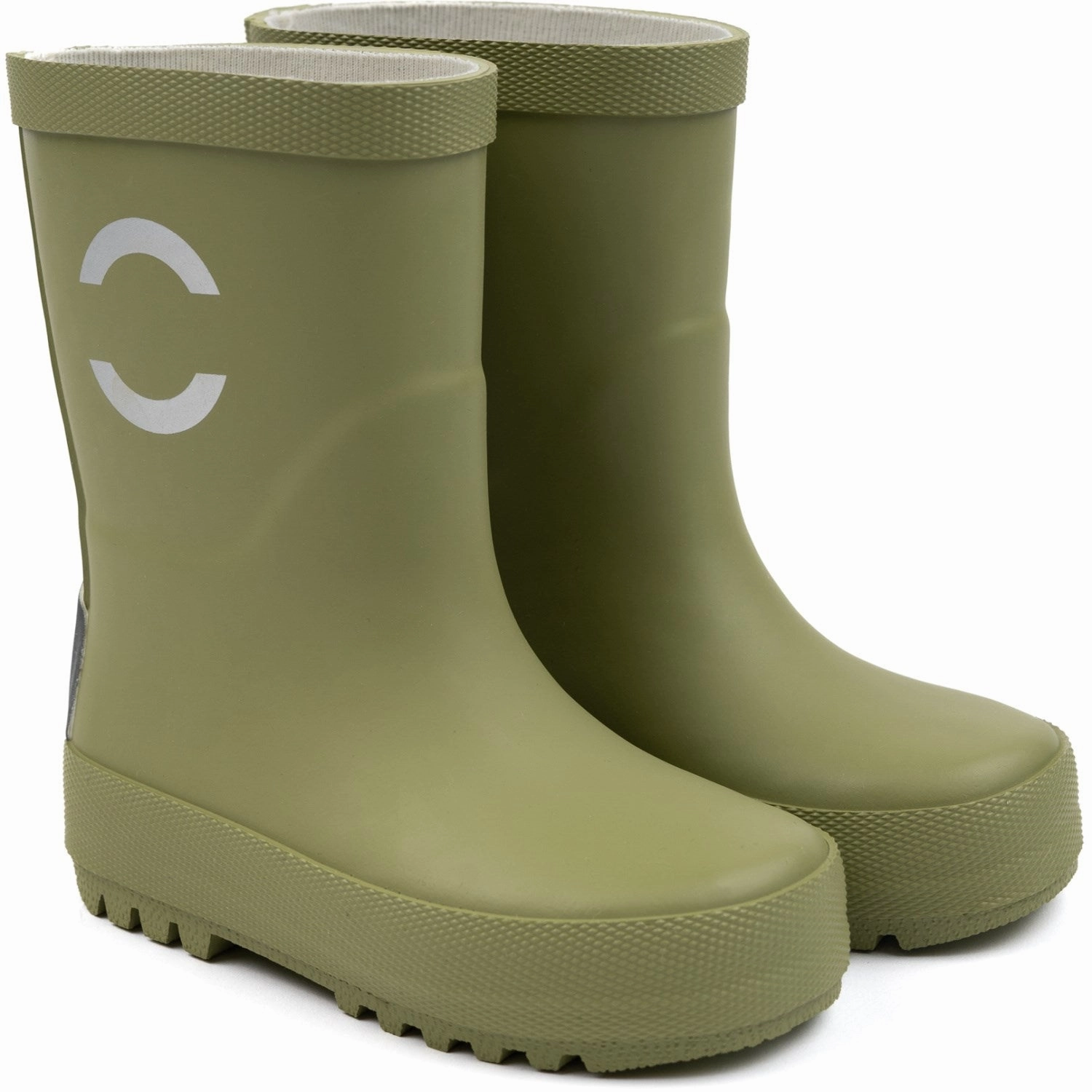 Mikk-Line Sage Solid Wellies Kids Rain Boots with free shipping