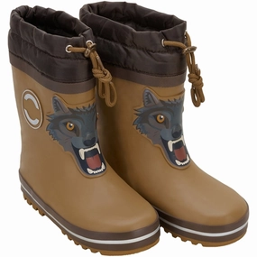 Mikk-Line Winter Welles 3D Kelp Rubber Boots With Lining Kids sale