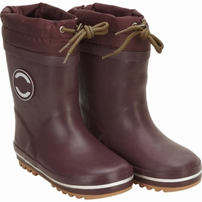 Mikk-Line Winter Wellies Huckleberry Rubber Boots With Lining Kids sale