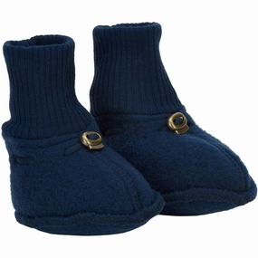Mikk-Line Wool Footies Blue Nights Wool Slippers Kids clearance