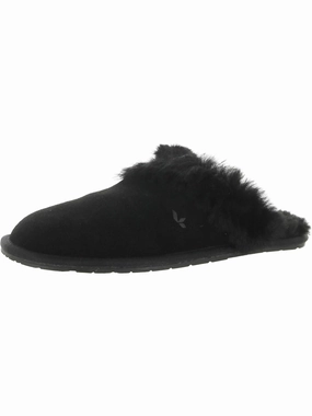 Milo Womens Suede Slides Slip-On Slippers Cozy Womens Slippers discount