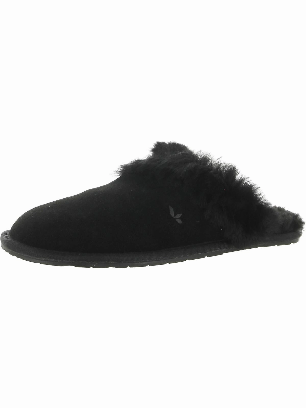 Milo Womens Suede Slides Slip-On Slippers Cozy Womens Slippers discount