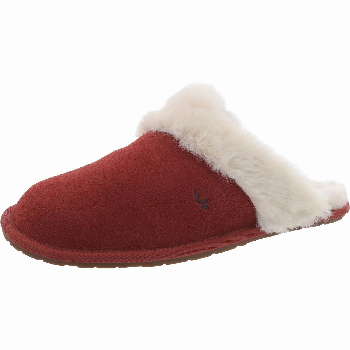 Milo Womens Suede Slides Slip-On Slippers