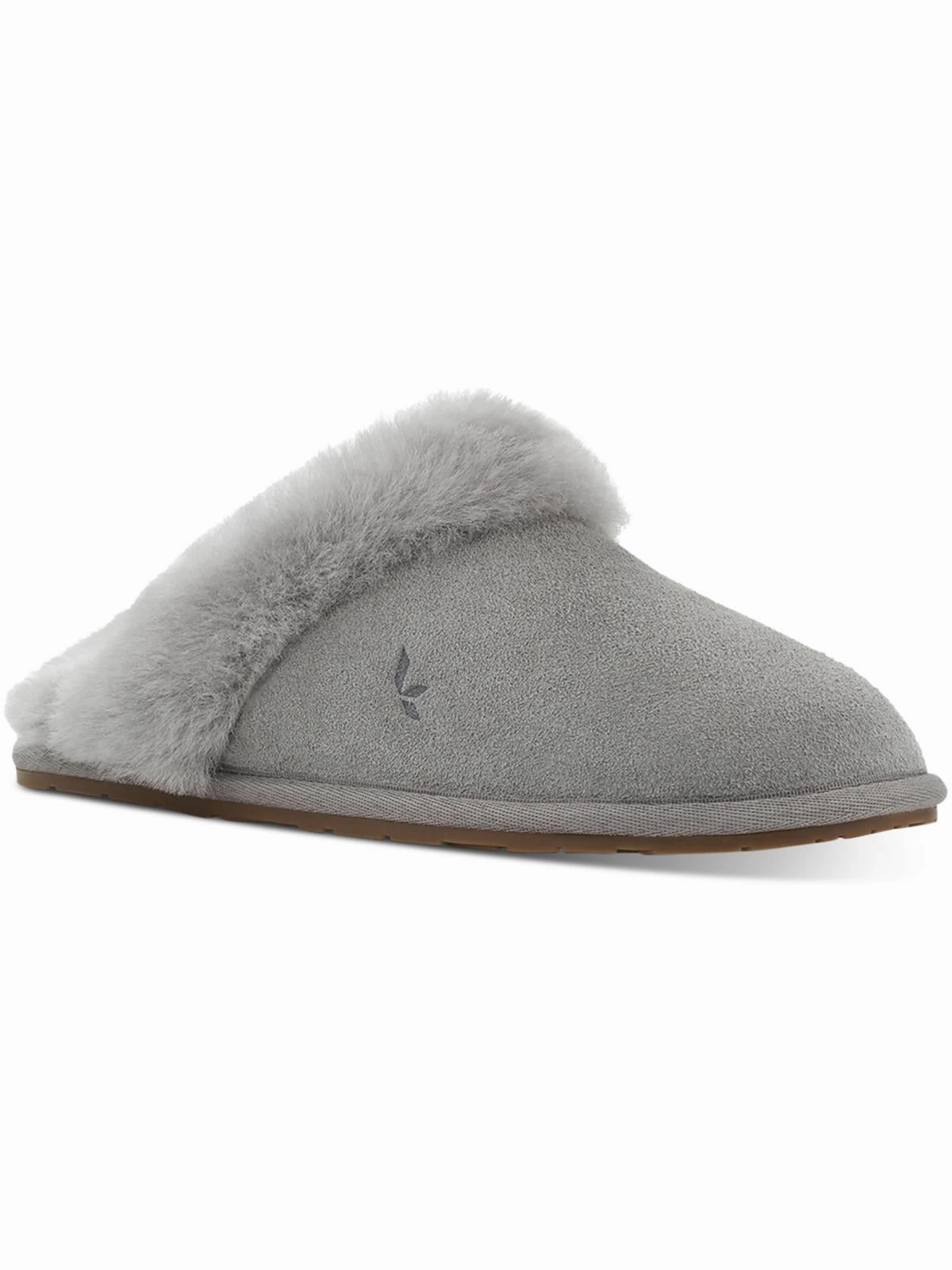 Milo Womens Suede Slides Slip-On Slippers