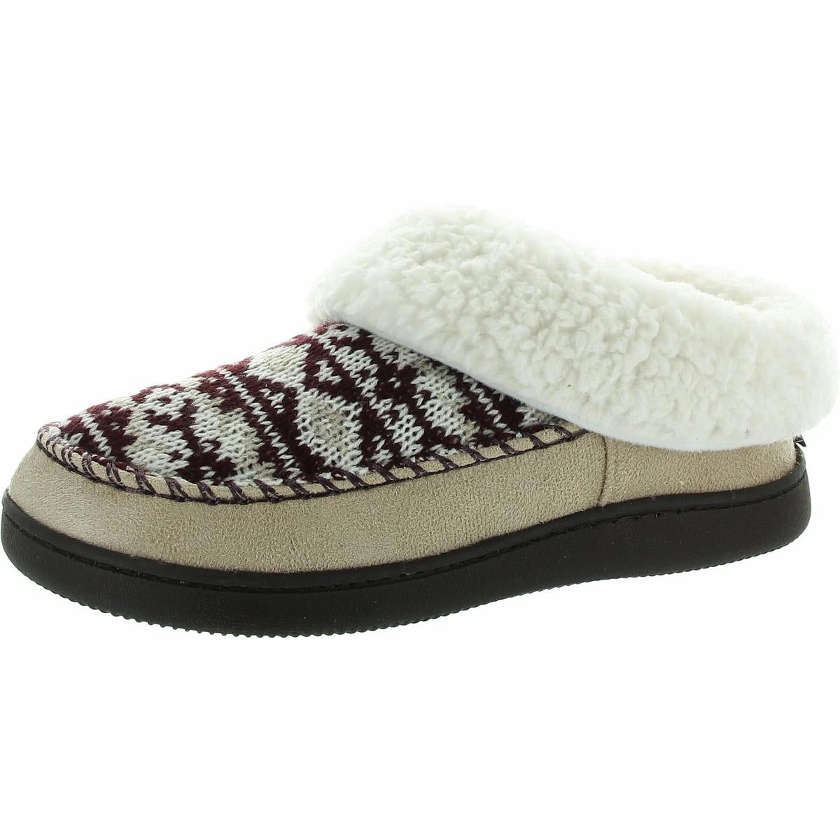 MINERVA Womens Faux Fur Lined Faux Fur Moccasin Slippers Cozy Womens Slippers discount