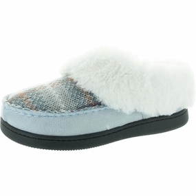 MINERVA Womens Faux Fur Lined Faux Fur Moccasin Slippers Cozy Womens Slippers discount