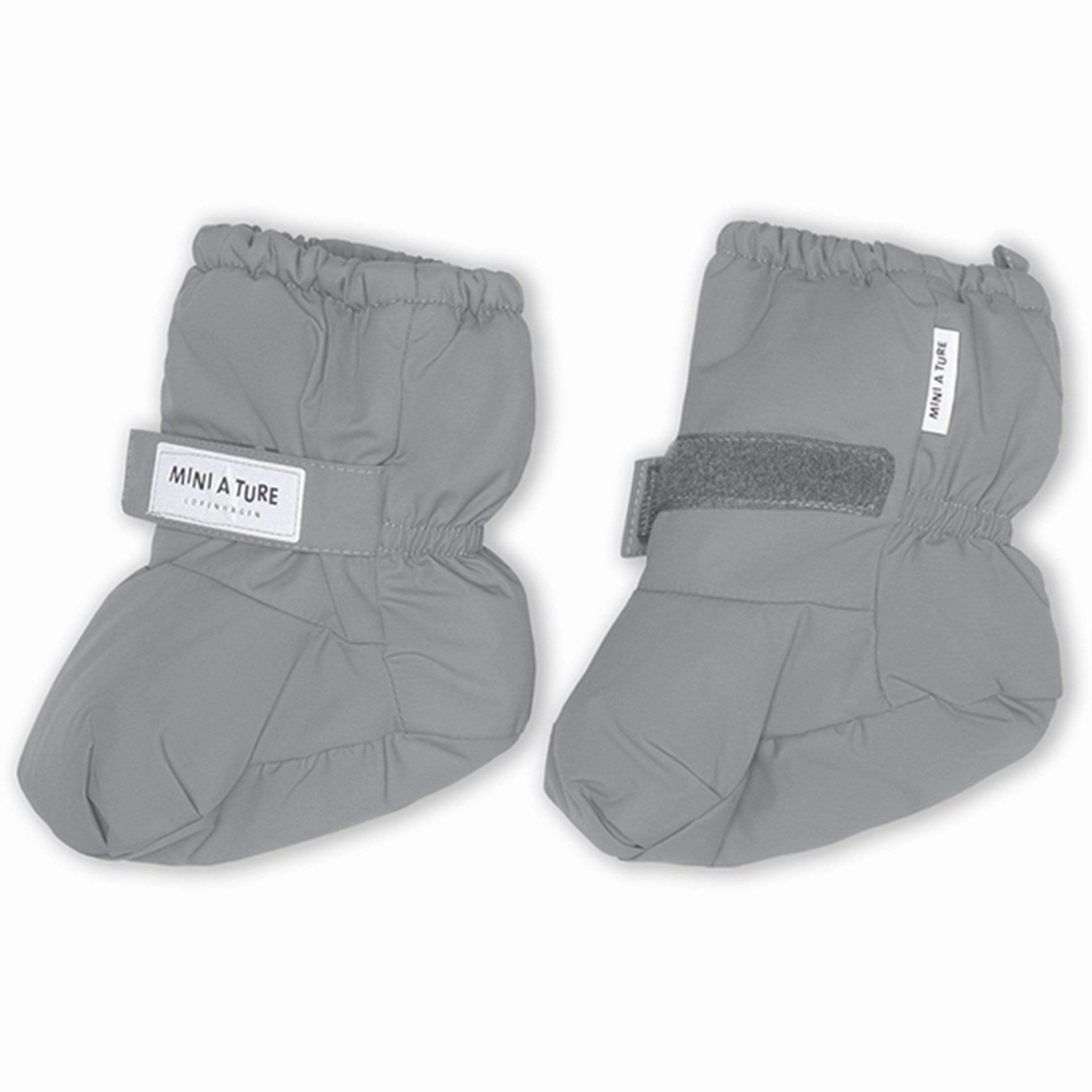 MINI A TURE Winn Cover Booties Monument Blue Winter Kids Overshoes on clearance