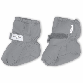 MINI A TURE Winn Cover Booties Monument Blue Winter Kids Overshoes on clearance