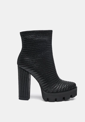 moleski textured block heeled boots Comfortable Womens Boots low price