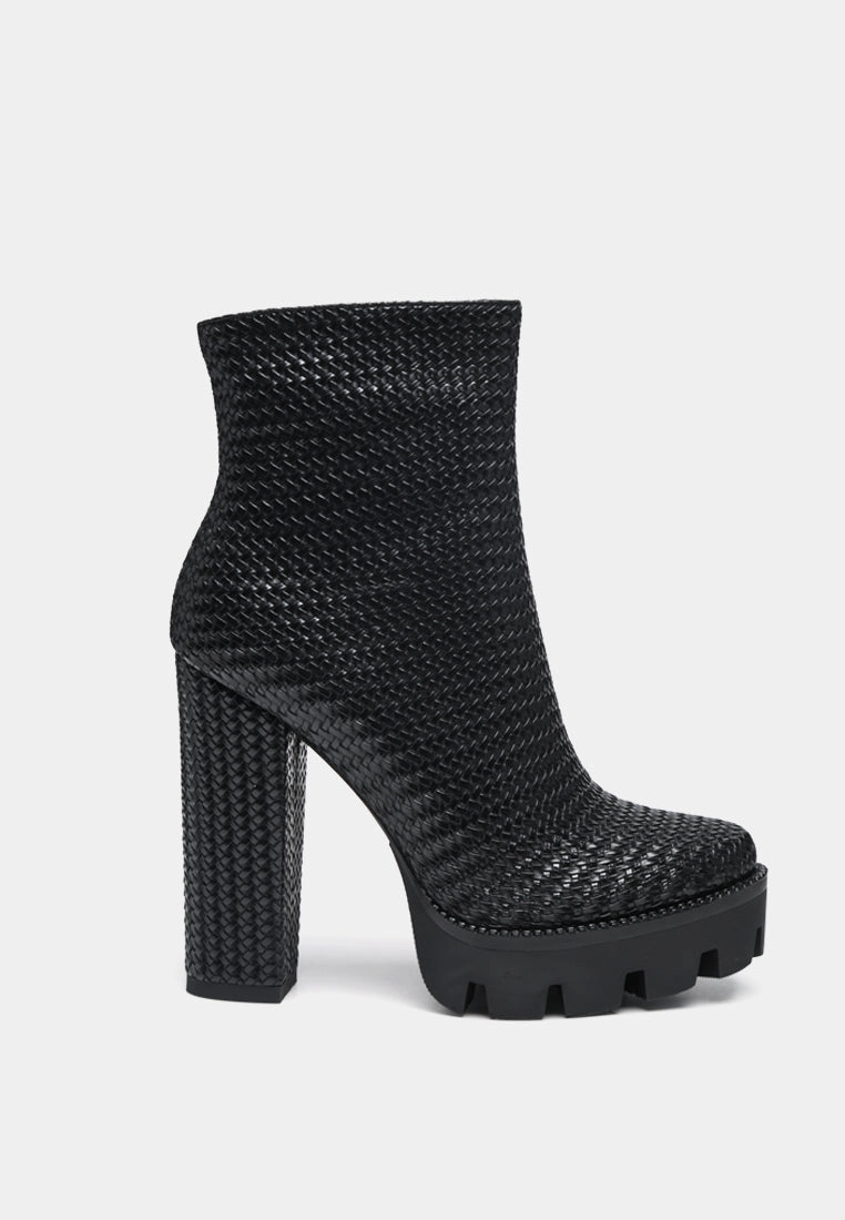 moleski textured block heeled boots Comfortable Womens Boots low price