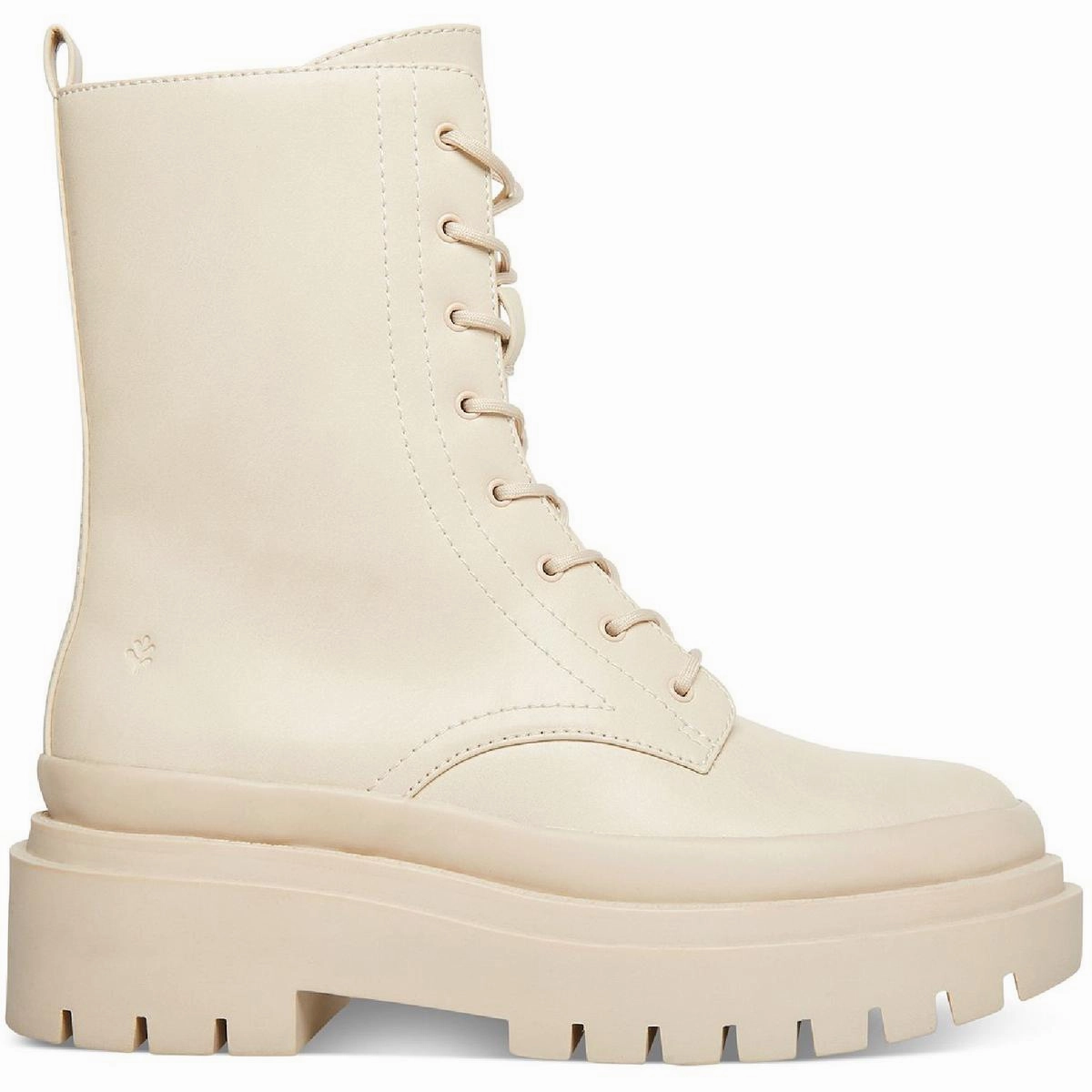 Moss Womens Faux Leather Round Toe Mid-Calf Boots