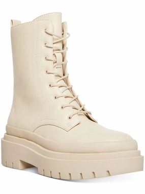 Moss Womens Faux Leather Round Toe Mid-Calf Boots Hot sale Womens Boots