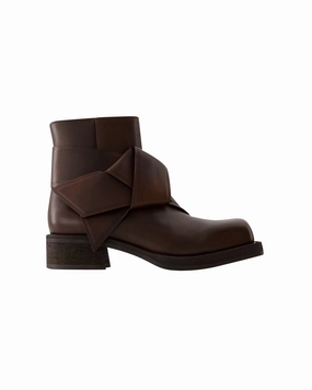 Musubi W Boots - Acne Studios - Leather - Dark Brown Cheap Womens Leather Boots