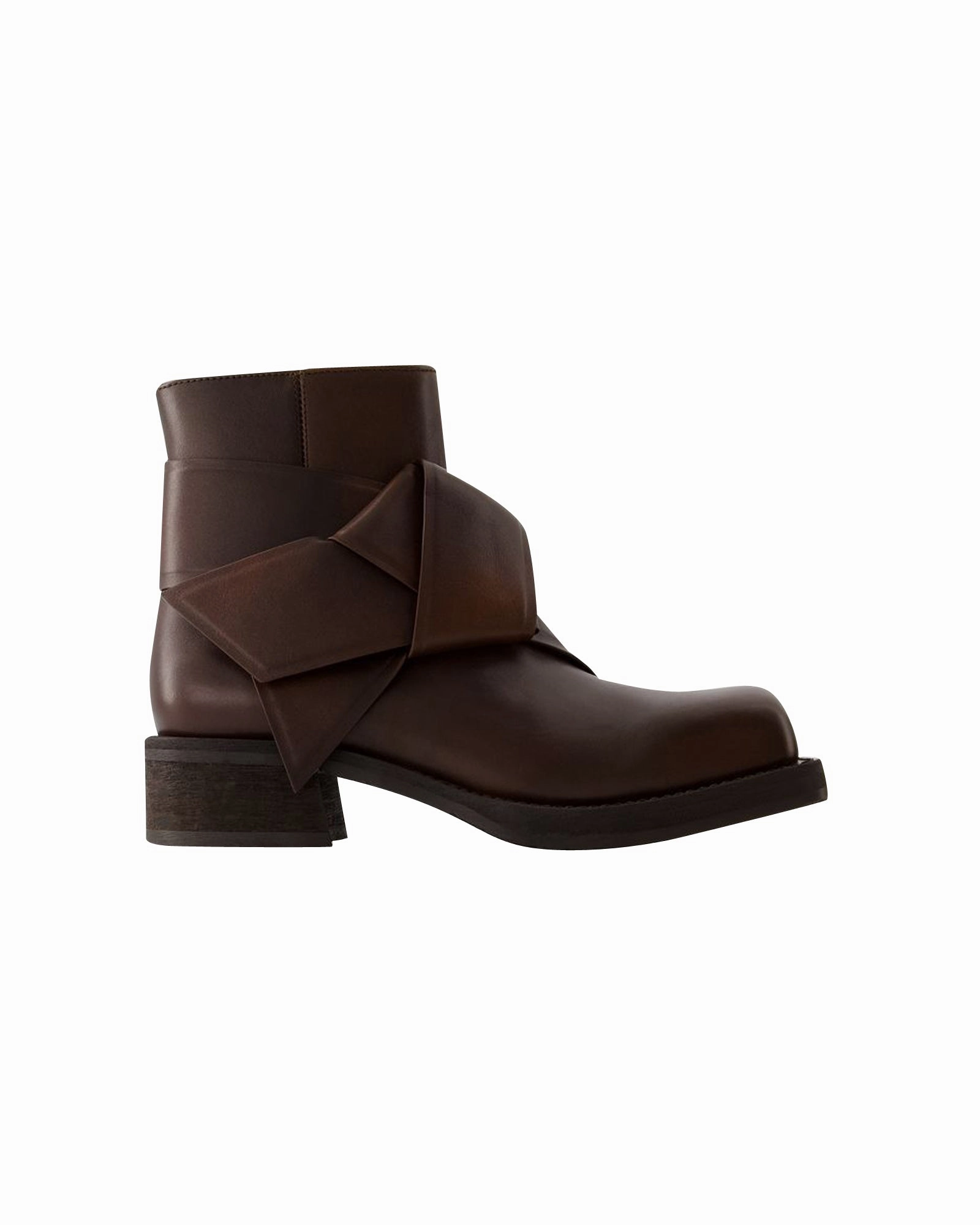 Musubi W Boots - Acne Studios - Leather - Dark Brown Cheap Womens Leather Boots