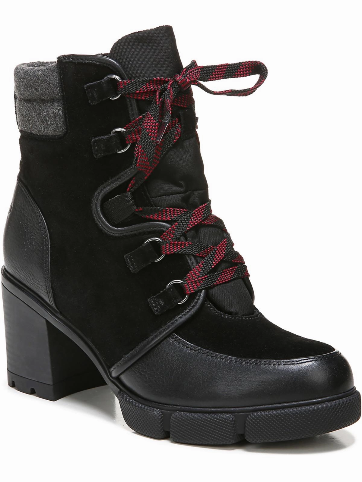 Myla Womens Leather Combat & Lace-up Boots Womens Dress Boots for less
