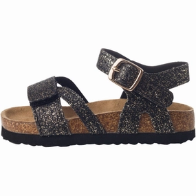 Name It Black Glitter Fiona Sandal Kids Open Sandals cheap sale