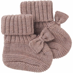 Name It Purple Dove Wrilla Wool Knit Slippers Baby Booties soft sole sale