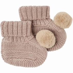 Name it Sphinx Wrilla Wool Knit Slippers With Pom Pom Baby Booties soft sole sale