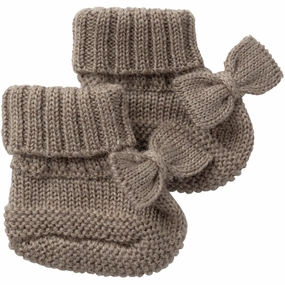 Name It Walnut Wrilla Wool Knit Slippers Wool Slippers Kids clearance