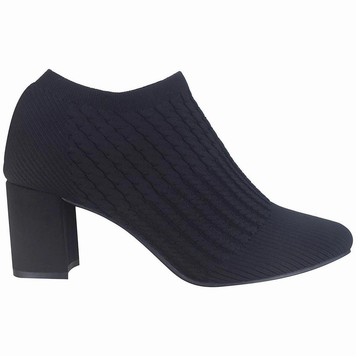 Nancia Womens Knit Slip On Booties