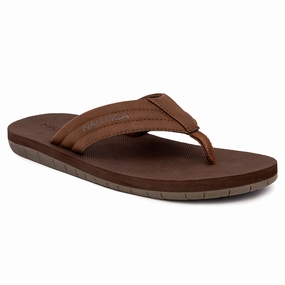 Nautica Logo Flip-Flop Discount Mens Beach Sandals