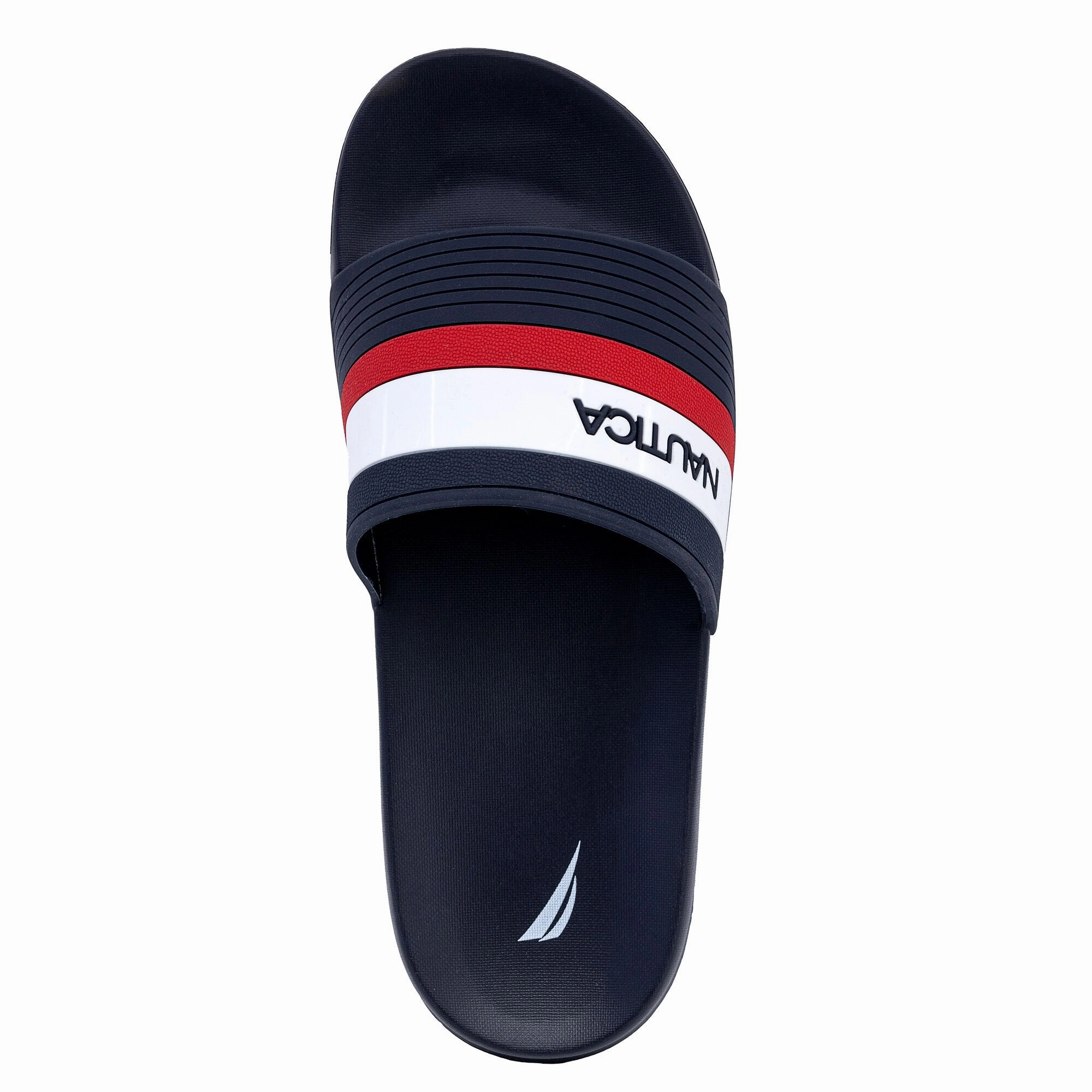 Nautica Mens Logo Slide Sandal