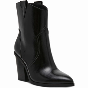 NAZARETH Womens Solid Leather Mid-Calf Boots Buy Womens Boots online cheap