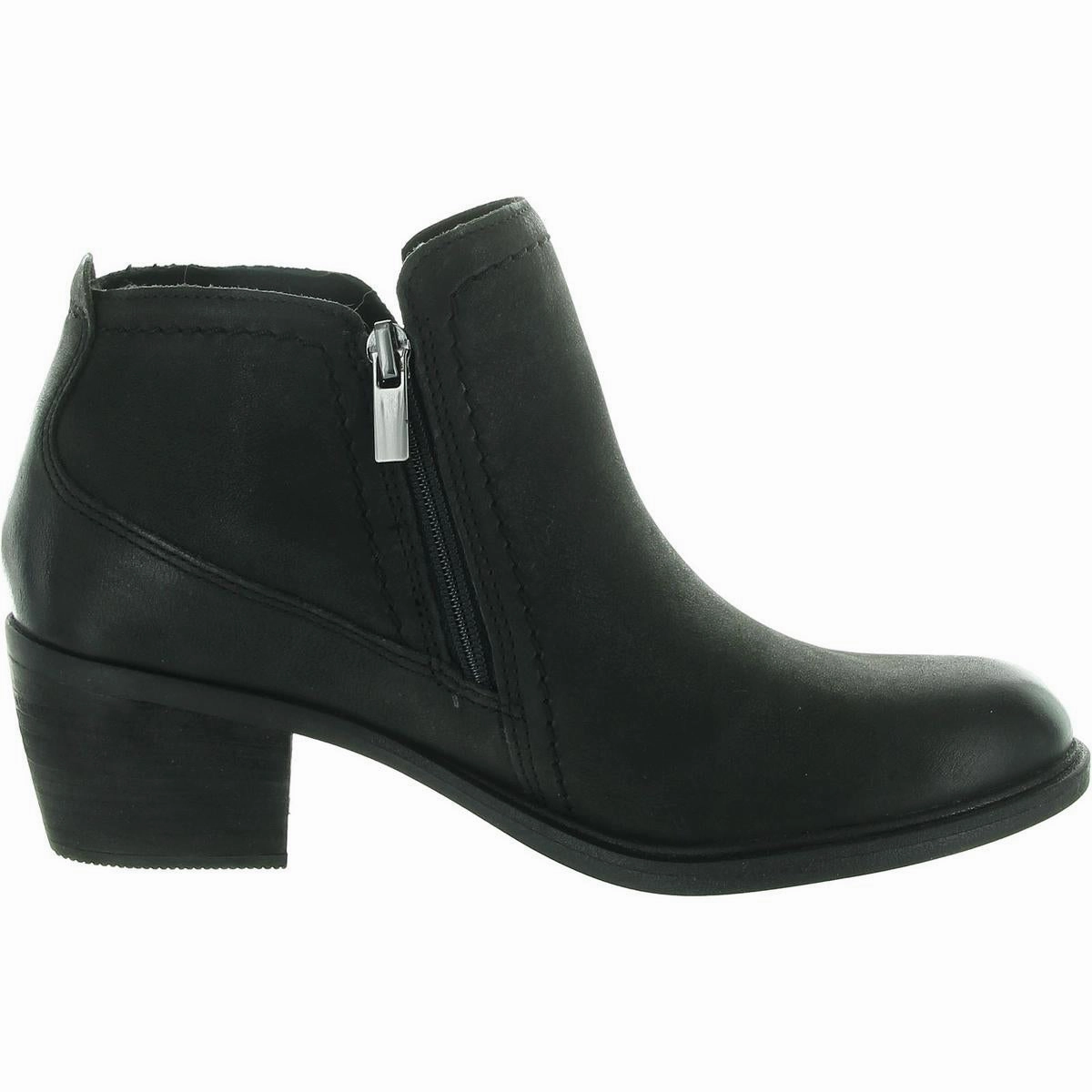NEVA LO Womens Embroidered Leather Chelsea Boots