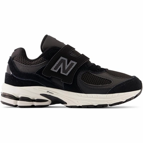 New Balance 2002 Alternative Closure Sneakers Black Kids Velcro Sneakers discount