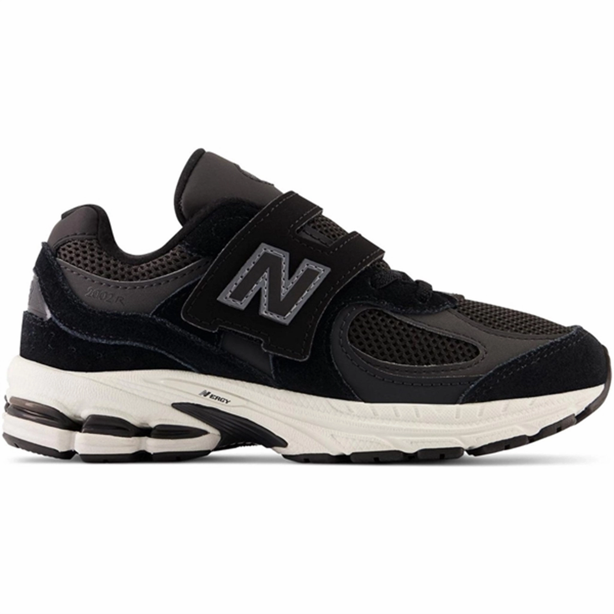 New Balance 2002 Alternative Closure Sneakers Black Kids Velcro Sneakers discount