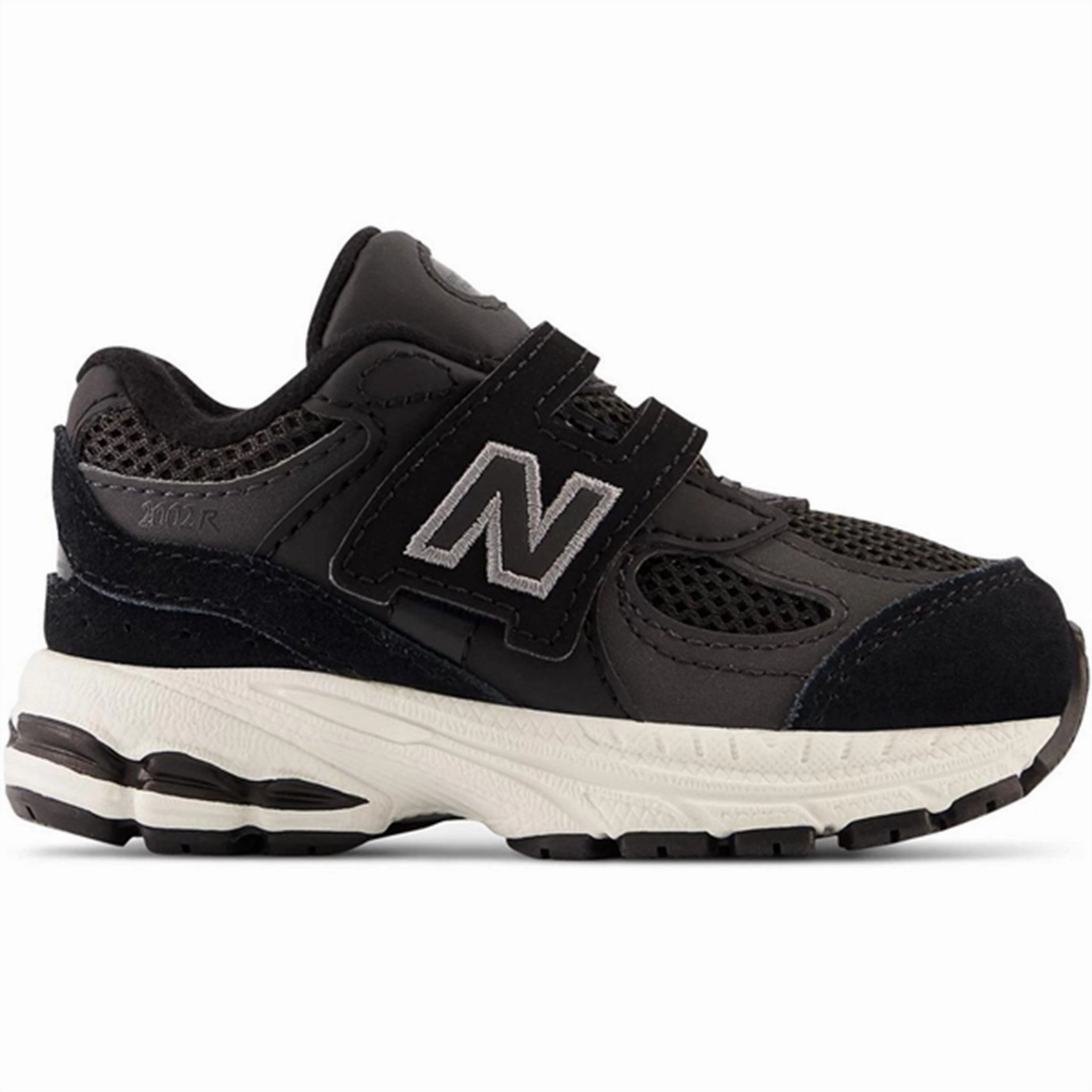 New Balance 2002 Hook & Loop Sneakers Black Kids Velcro Sneakers discount