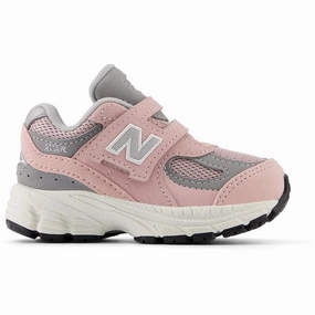 New Balance 2002 Hook & Loop Sneakers Orbit Pink Kids Velcro Sneakers discount
