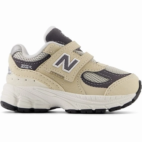 New Balance 2002 Hook & Loop Sneakers Sandstone Kids Velcro Sneakers discount