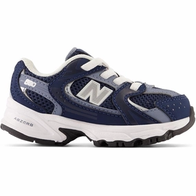 New Balance 530 Kids Bungee Lace Infant Nb Navy Kids Sneakers with Laces sale