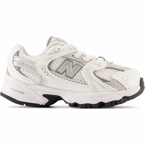 New Balance 530 Kids Bungee Lace Infant White Kids Sneakers with Laces sale