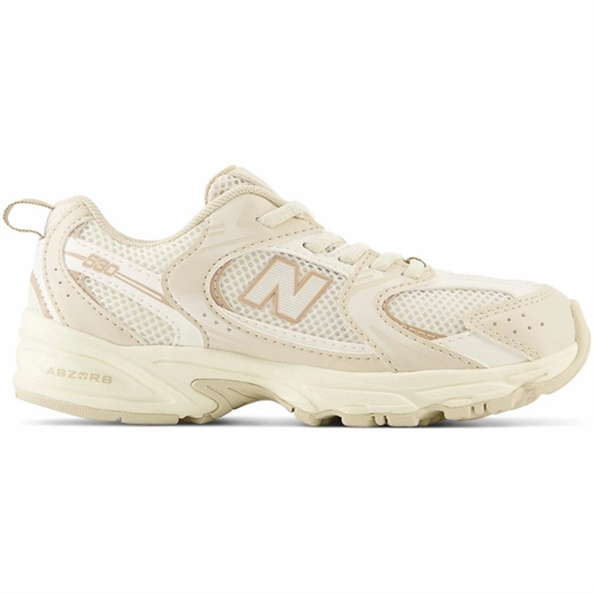 New Balance 530 Kids Bungee Lace Pre Bone Kids Sneakers with Laces sale
