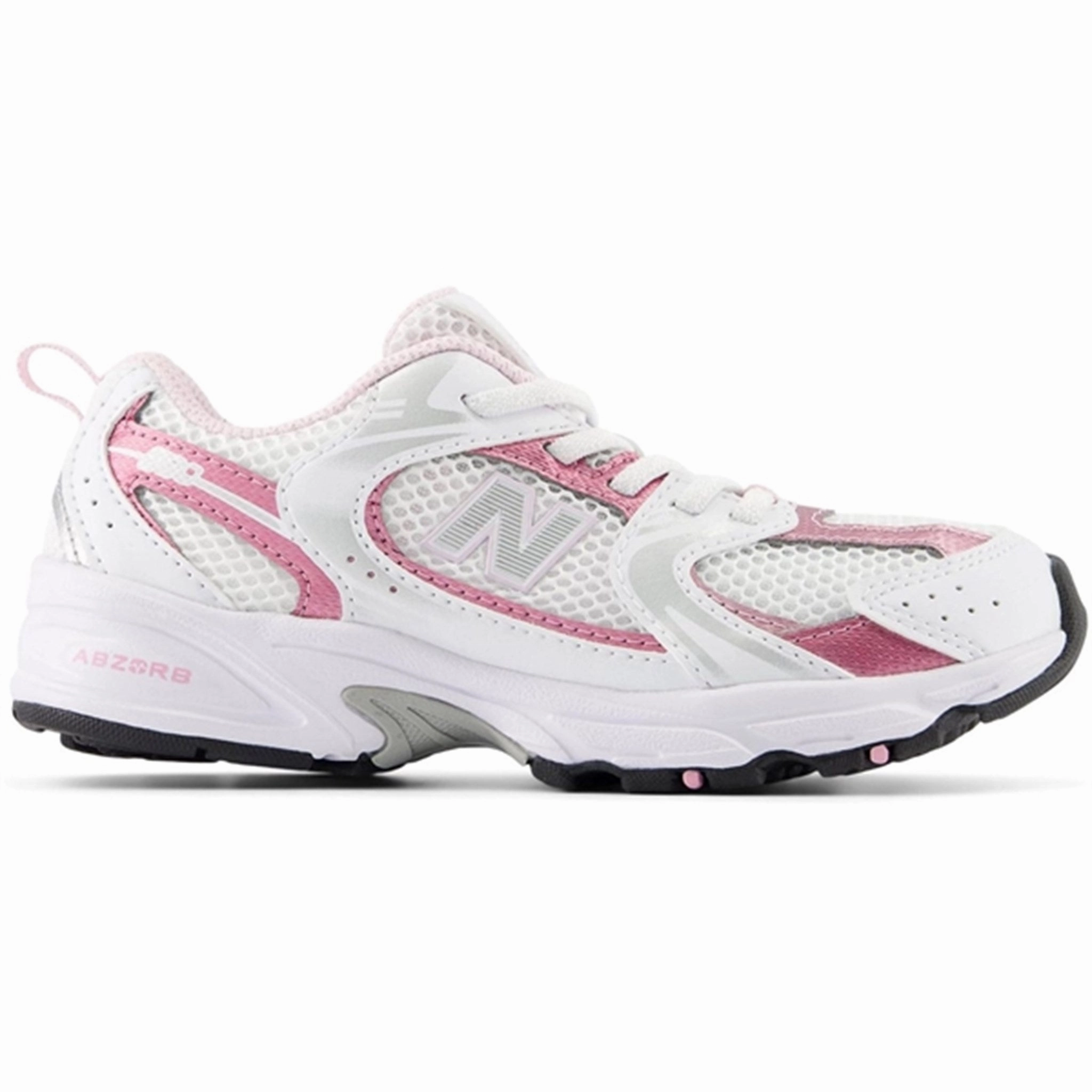 New Balance 530 Kids Bungee Lace Sneakers White Kids Sneakers with Laces sale