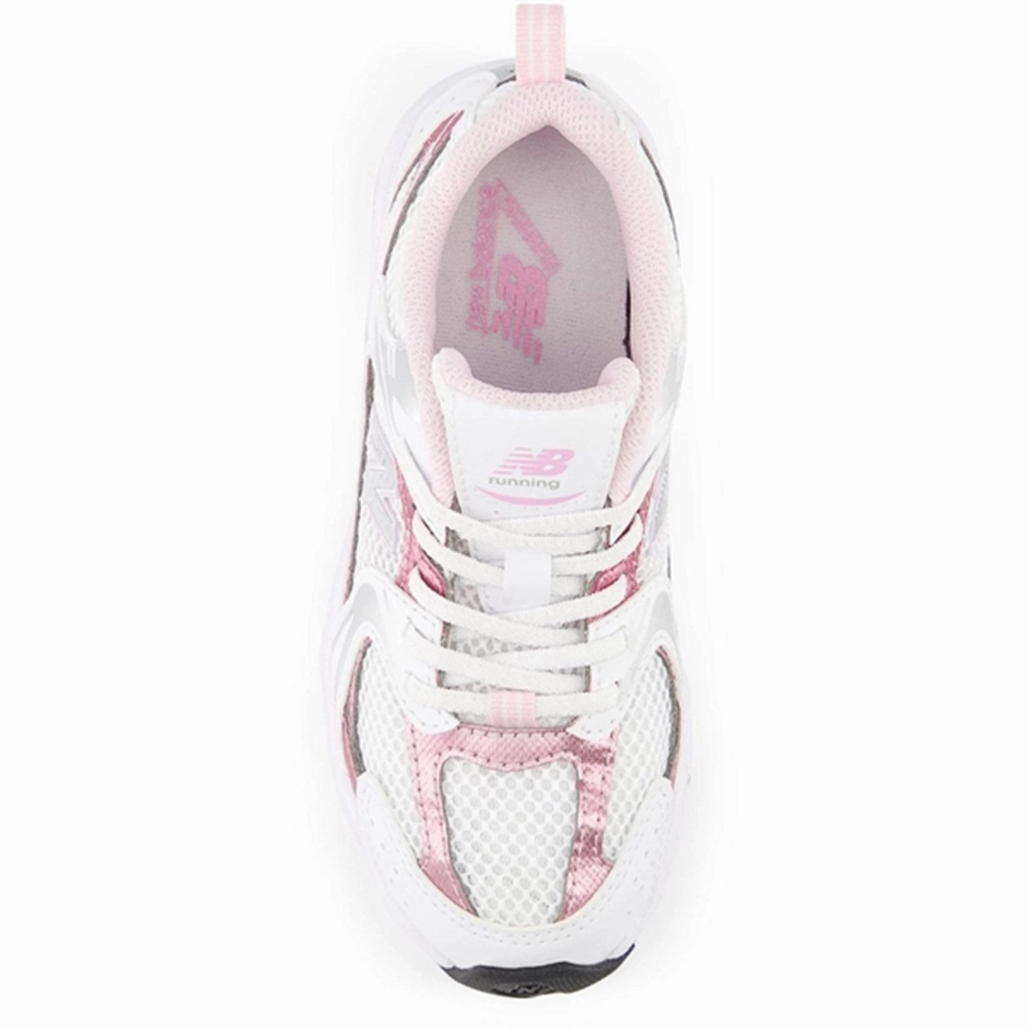 New Balance 530 Kids Bungee Lace Sneakers White