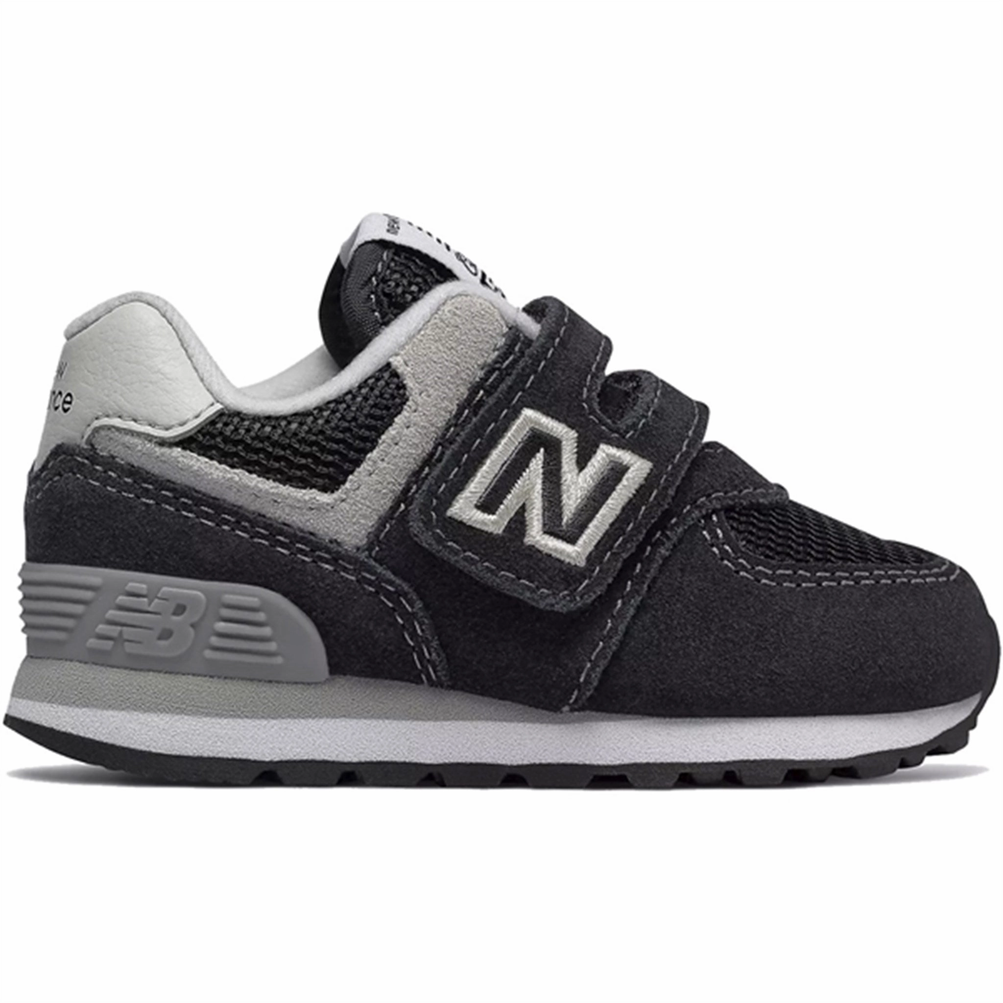 New Balance 574 Black Sneakers Kids Velcro Sneakers discount