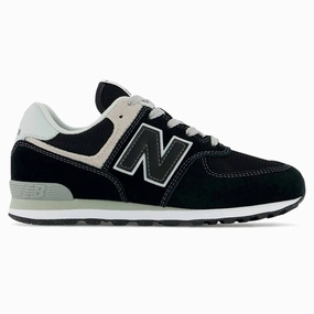 New Balance 574 Black/White Sneakers Kids Sneakers with Laces sale