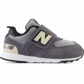 New Balance 574 NEW-B Hook & Loop Sneakers Magnet Kids Velcro Sneakers discount