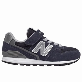 New Balance 996 Navy Sneakers Kids Velcro Sneakers discount
