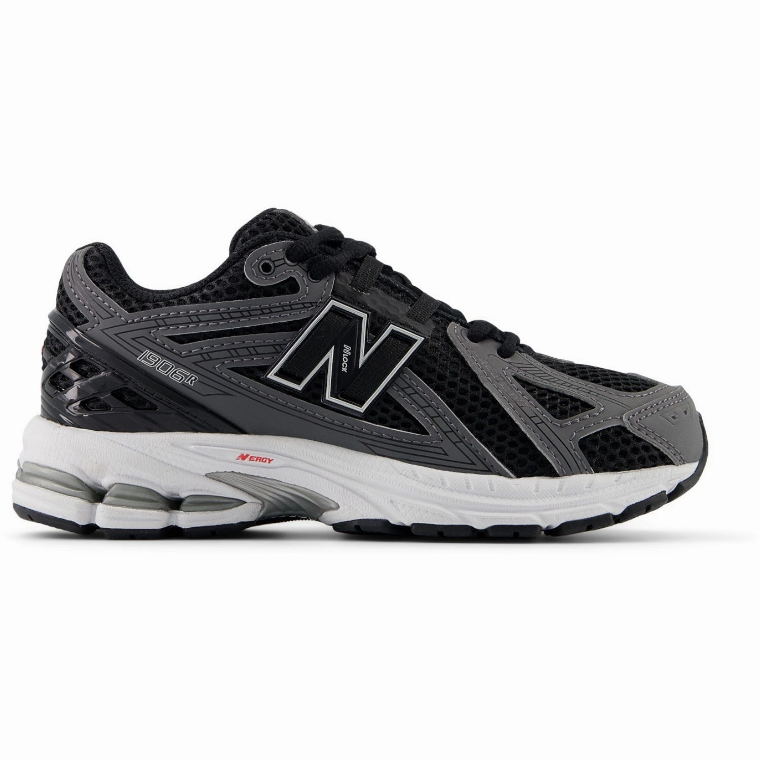 New Balance Black New Balance 1906 Kids Lace Kids Sneakers with Laces sale